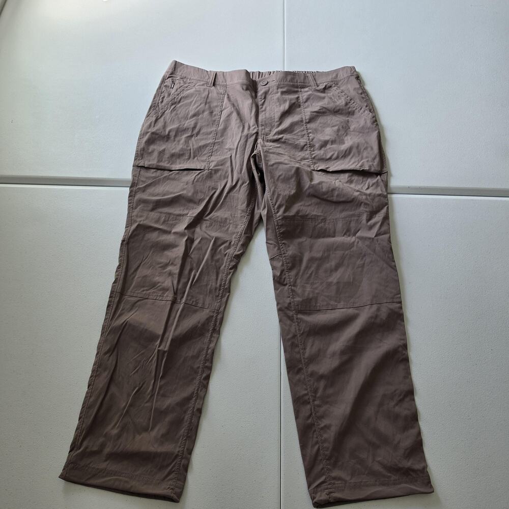 REI Co-op Pants Womens 16 Petite Brown Stretch Hiking Zip Fly Travel Outdoor